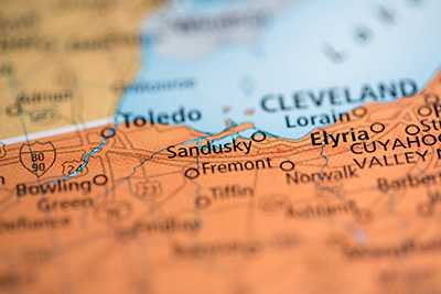 Sandusky Map